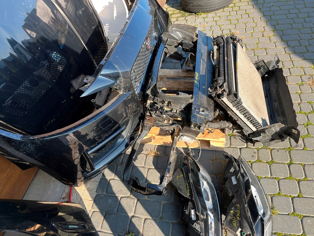 фото №7, Jaguar f pace s sport 2.5b перед капот бампер pas крыло лампа kompletny