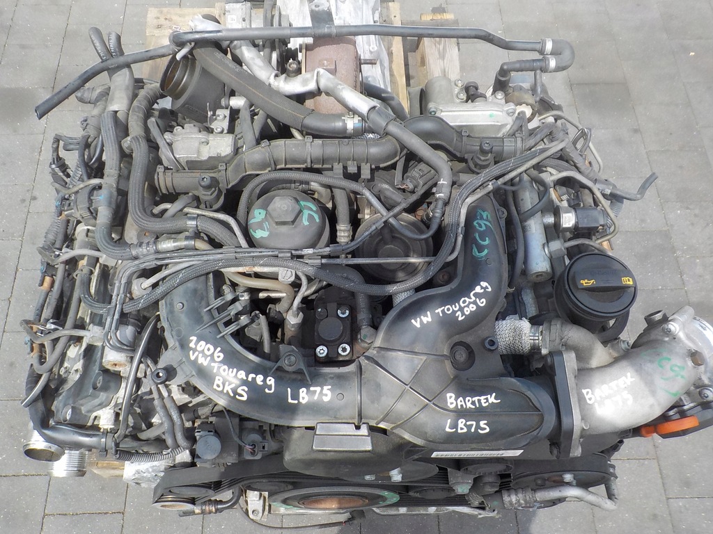 фото №13, Vw touareg 07r 3.0 tdi 224km двигатель bks kompletny film