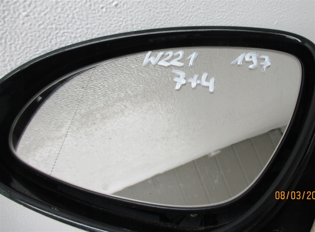 Зеркало левая mercedes w221 11pin 197 obsidian eur Недорого