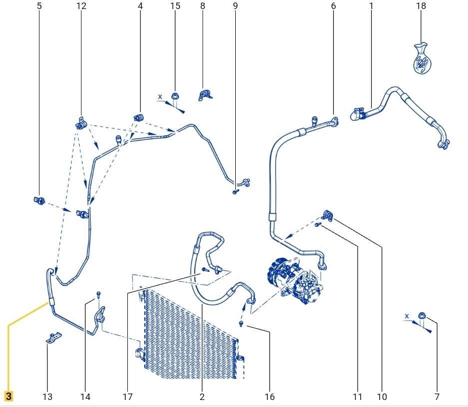 фото №1, Шланг кондиционера renault captur 924406095r