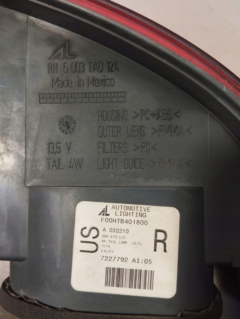 фото №6, Bmw x5 e70 2011 лампы задние