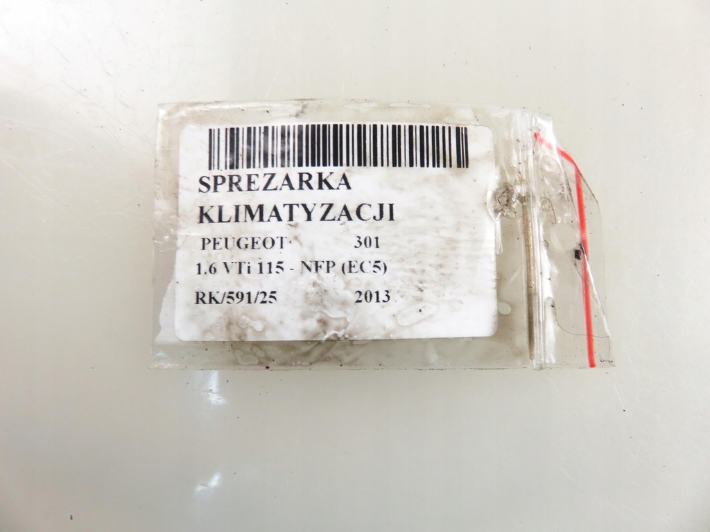 фото №11, Компрессор кондиционера peugeot 301 1.6 vti 115 - nfp ec5 9806599380
