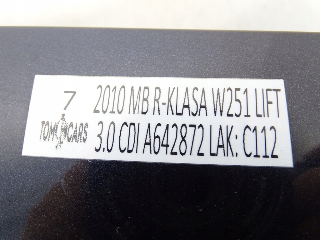 фото №13, Крила лівий перед передній mercedes rklasa w251 lift