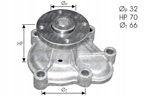 фото №2, Dolz o130 насос wody, охлаждение двигателя