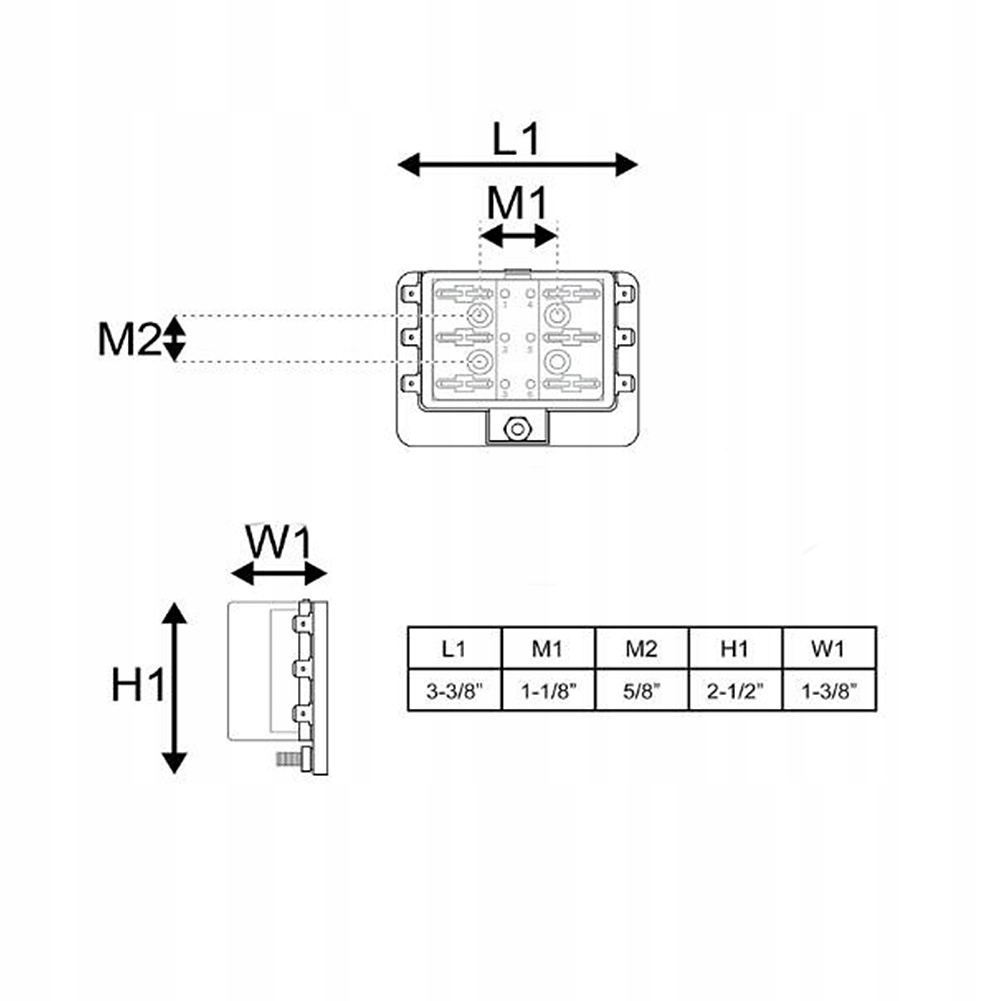 фото №7, 6-kierunkowy кронштейн коробка запобіжників