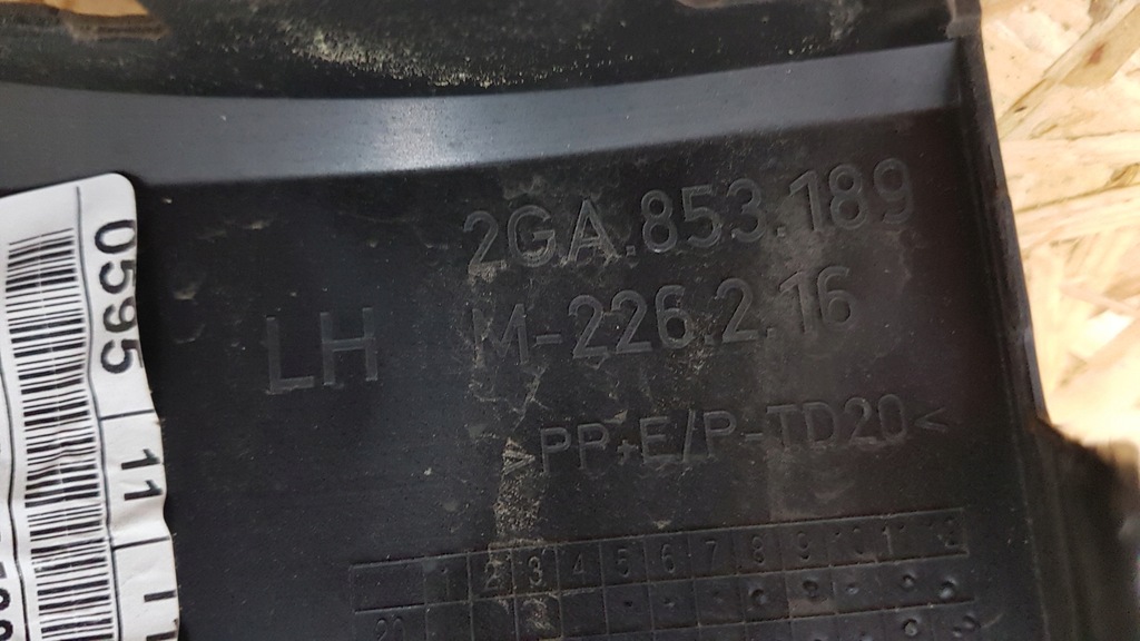 фото №9, Решітка бампера перед лівий vw t-roc r-line lift 21-