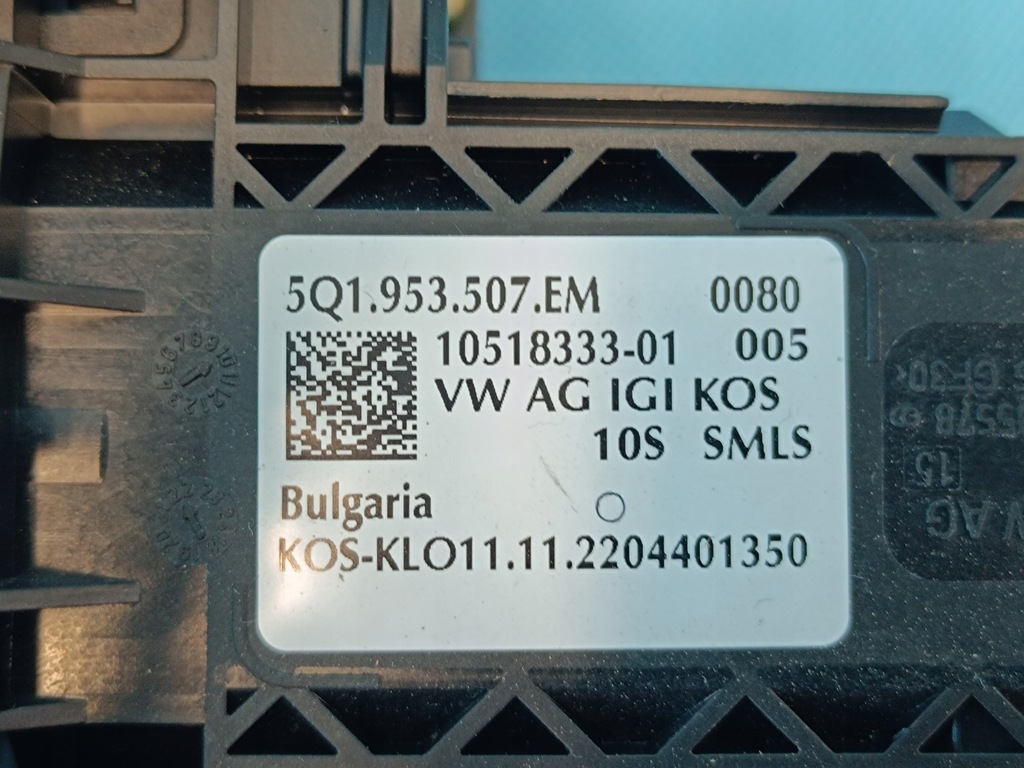 фото №13, Skoda octavia iv 1,5 tsi 23r перемикач комбінований перемикачі стрічка 5q1953513k