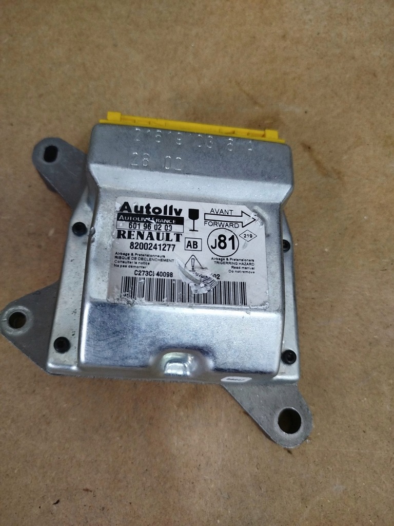 фото №2, Модуль подушок повітряних renault espace iv 8200241277