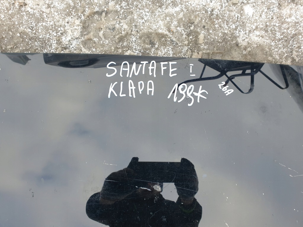 фото №6, Скло кришки кришка багажника багажника задня задня hyundai santafe i