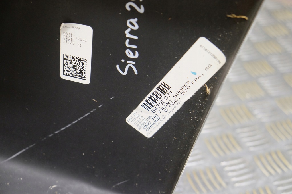 фото №11, Gmc sierra 2500 2020 2021- бампер перед хром usa