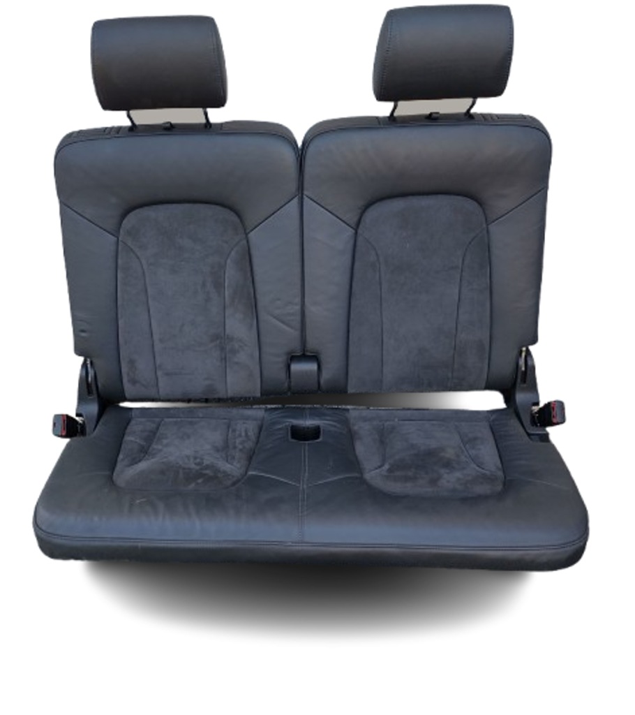 фото №1, Audi q7 4l 05-09 заднє сидіння сидіння trzeci ряд напівшкіра alcantara ремені комплект