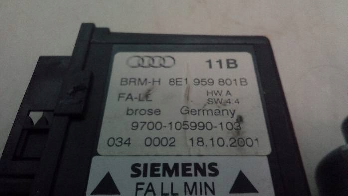 фото №6, Моторчик скло лівий перед audi a4 b6 8e1959801b