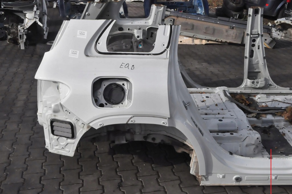 фото №7, Mercedes eqb x243 pas задняя задний крыло левый правый четверть поддон 23r 144