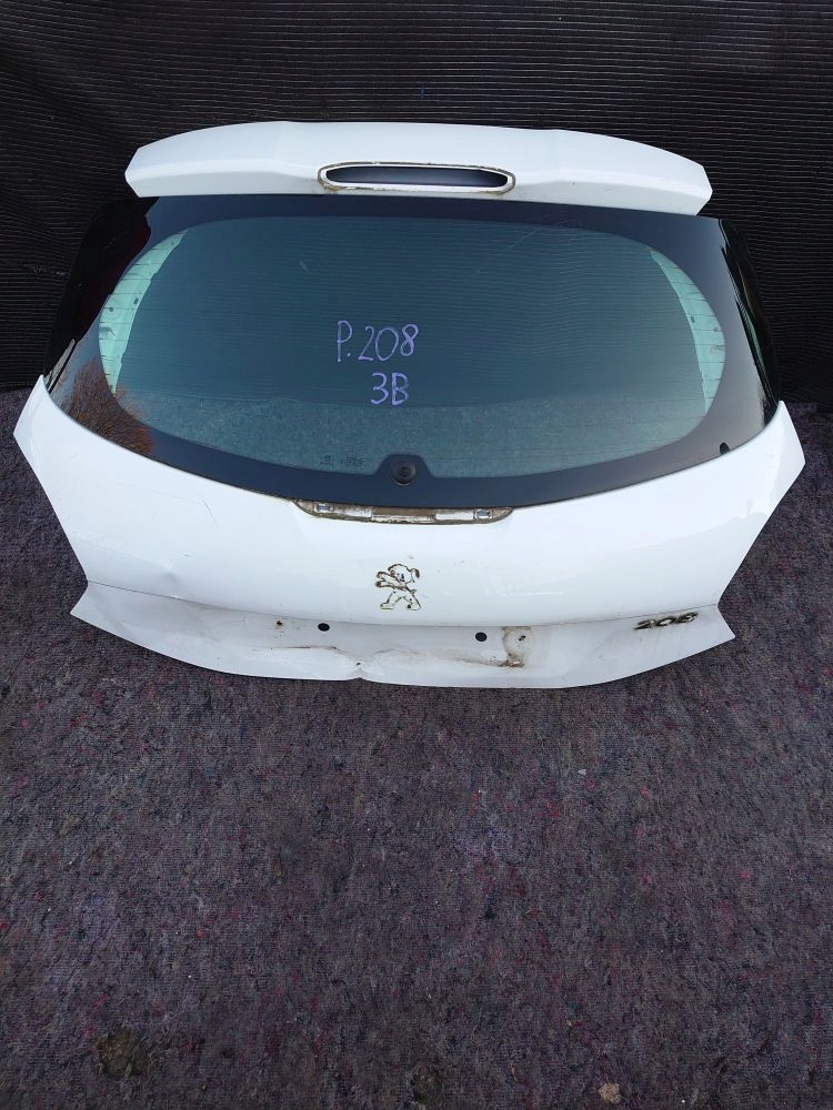 фото №1, Peugeot 208 кришка багажника кришки задня задня скло 2013r