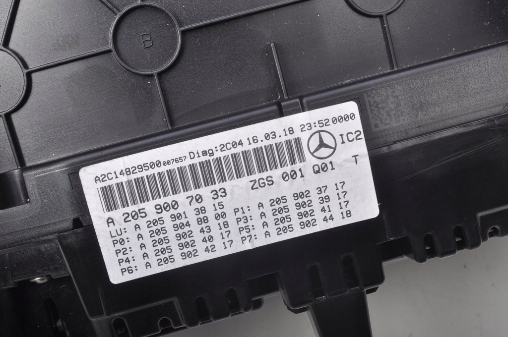 фото №6, Mercedes glc x253 счетчик приборы a2059007033 uk