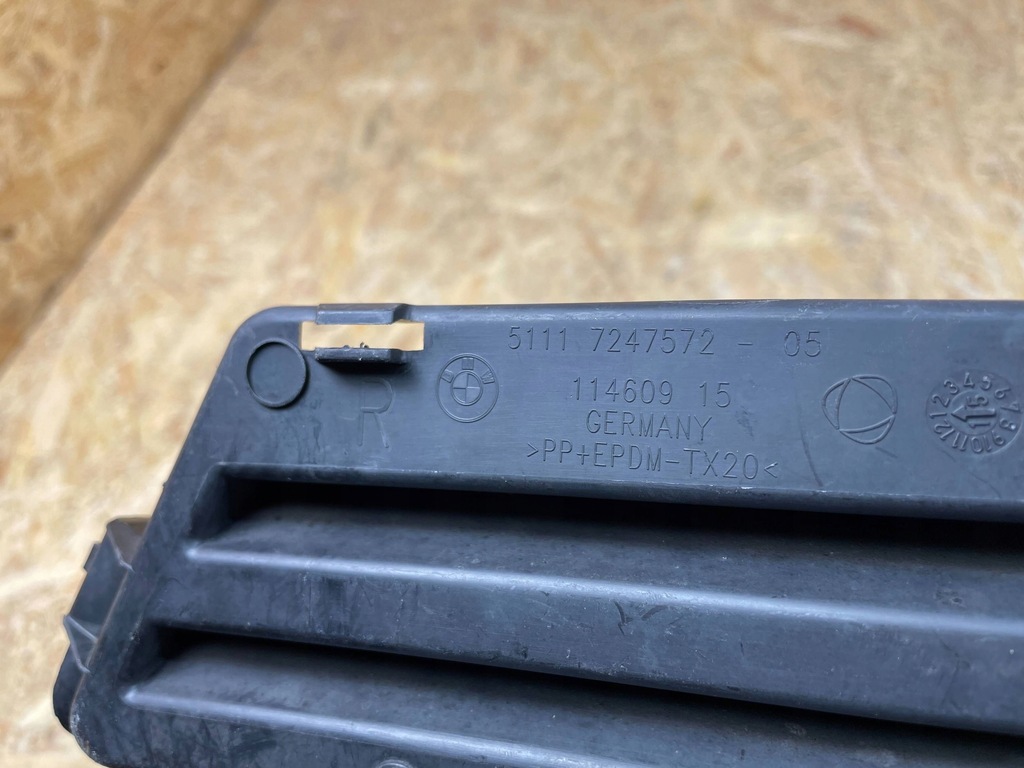 фото №10, Решітка заглушка бампера перед права bmw 6 f06 f12 7247572