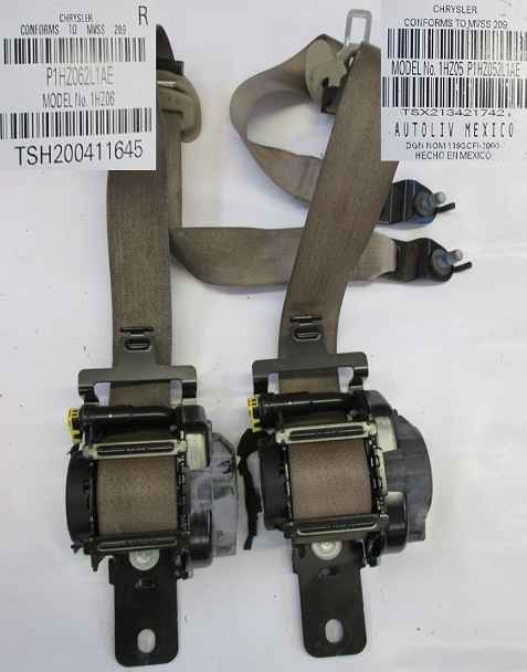 фото №8, Dodge charger 2015 pas перед лівий правий натягувач chrysler 300 передній