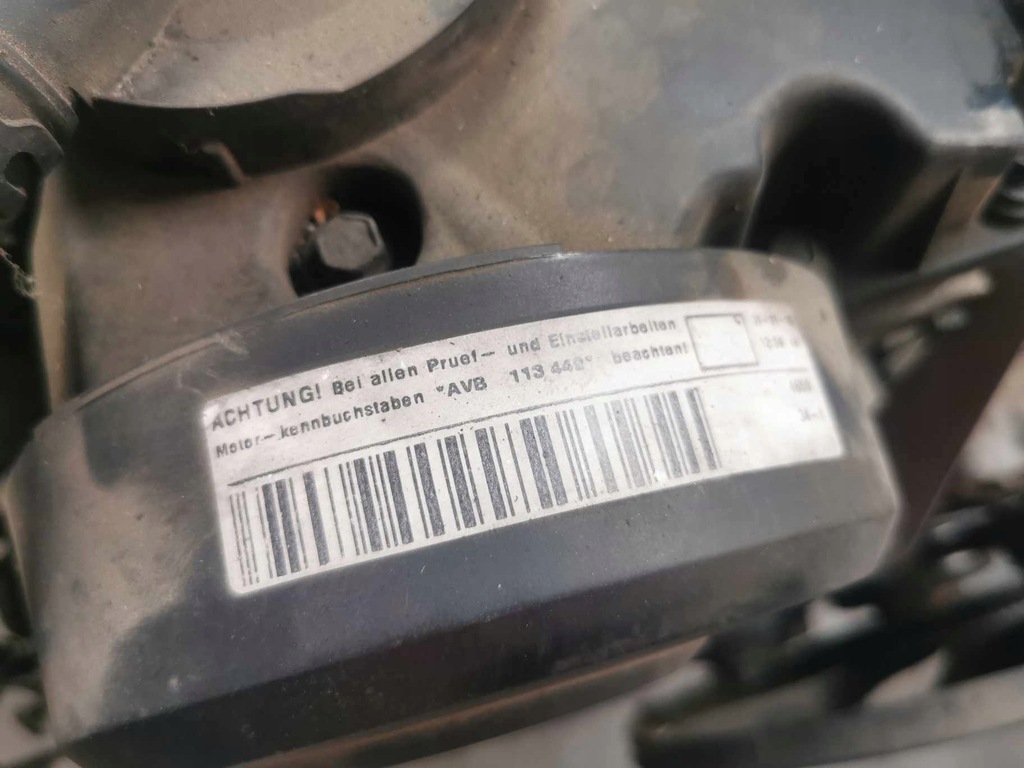 фото №7, Двигатель kompletny vw оригинальный номер 1.9 tdi avb passat b5 superb i