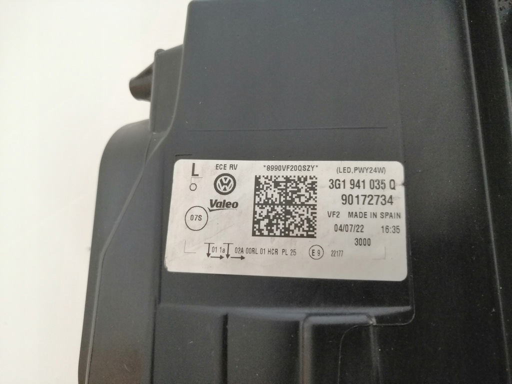 фото №10, Vw passat b8 lift лампа перед ліва full led