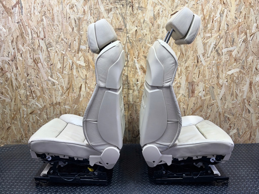 фото №14, Сидіння підігрів заднє сидіння оббивка кремовий шкіра europa bmw e60 2008 комплект