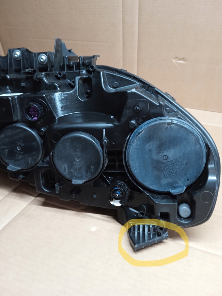 фото №12, Лампа левая перед fiat doblo ii 2 lift 16-