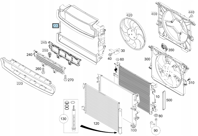 фото №1, Повітропровід повітря smart forfour w453