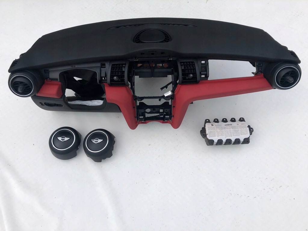 фото №4, Mini cooper f55 панель приладів панель приладів консоль подушки безпеки ремені