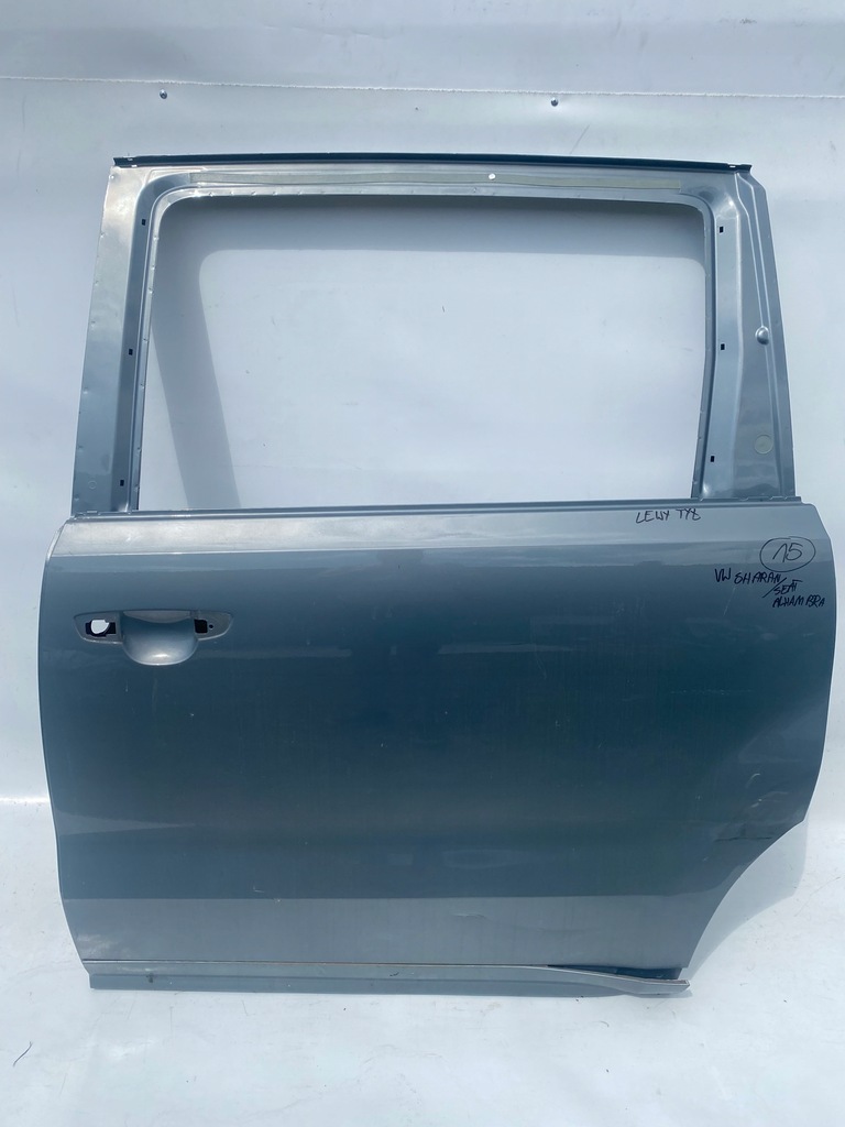 фото №6, Vw sharan seat alhambra 7n ліва двері задня задні 7n0843207 7n0843207l