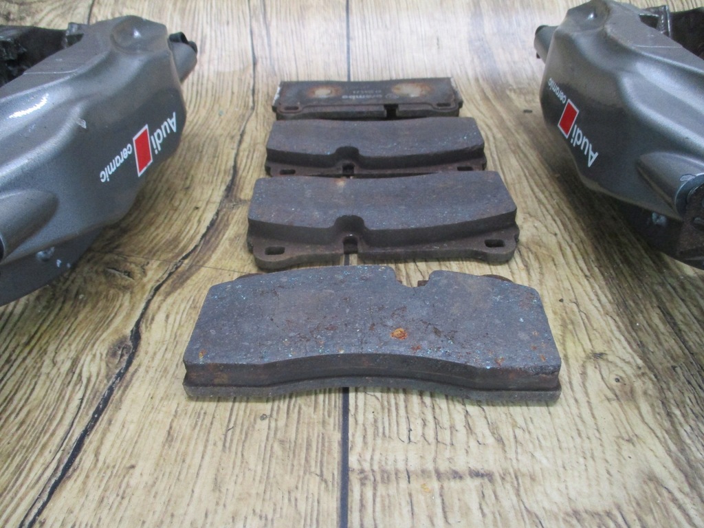 фото №8, Audi r8 q7 4l brembo суппорты задние керамический ccb 356mm 360mm 4l0615408b swap