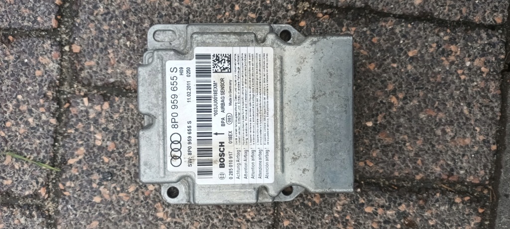 фото №1, Модуль датчик подушка безопасности audi оригинальный номер 8p0959655s