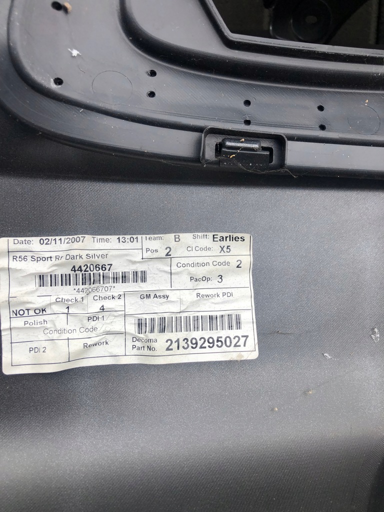 фото №4, Mini cooper s sd jcw r56,r57 бампер задний новый 871 orginał