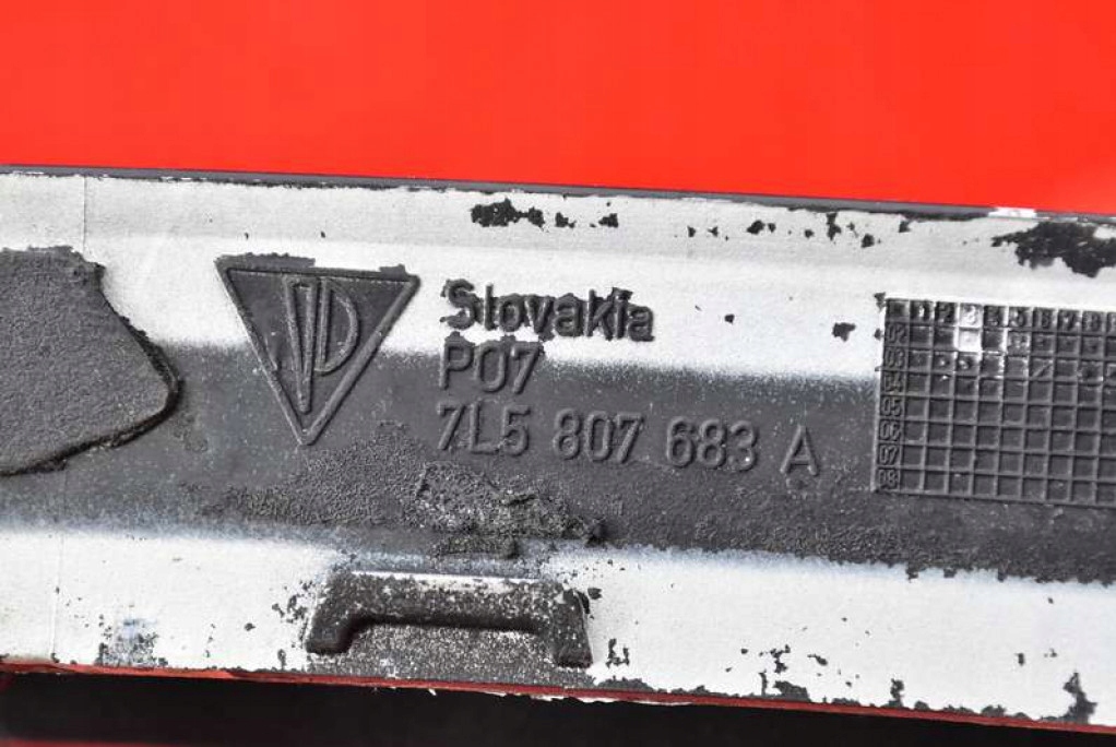 Решітка бампера середня 7l5807683a porsche cayenne 1 1 4.5 v8 turbo 02-07 Оригінал