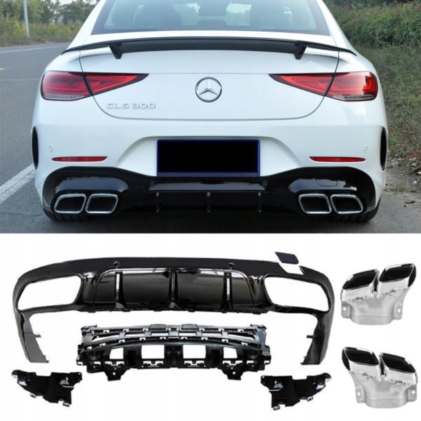 фото №1, Диффузор mercedes x257 c257 cls хром 63 amg desig