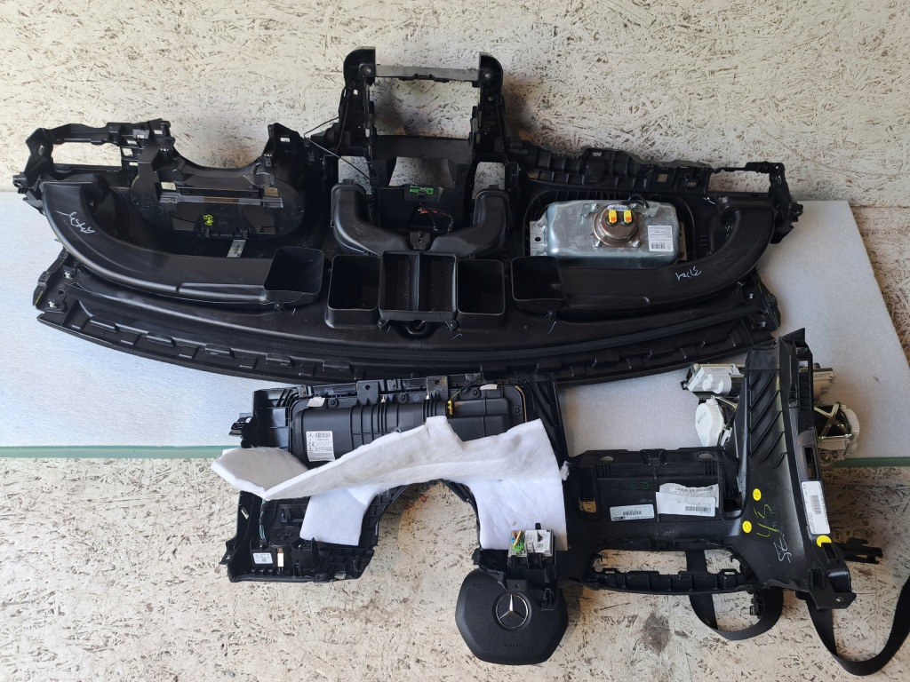 фото №15, Mercedes ml 166 a166 w166 кожа designo nić консоль приборная панель приборная