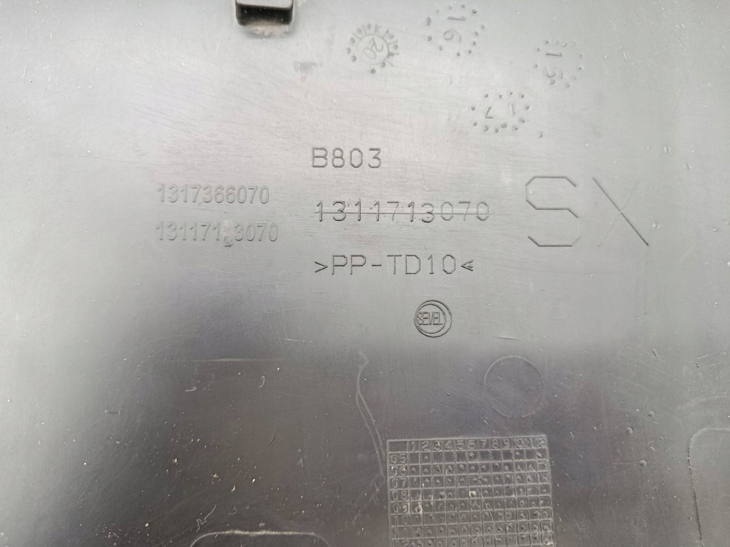 фото №6, Citroen jumper ducato boxer iii молдинг крыло левый задняя 1317366070