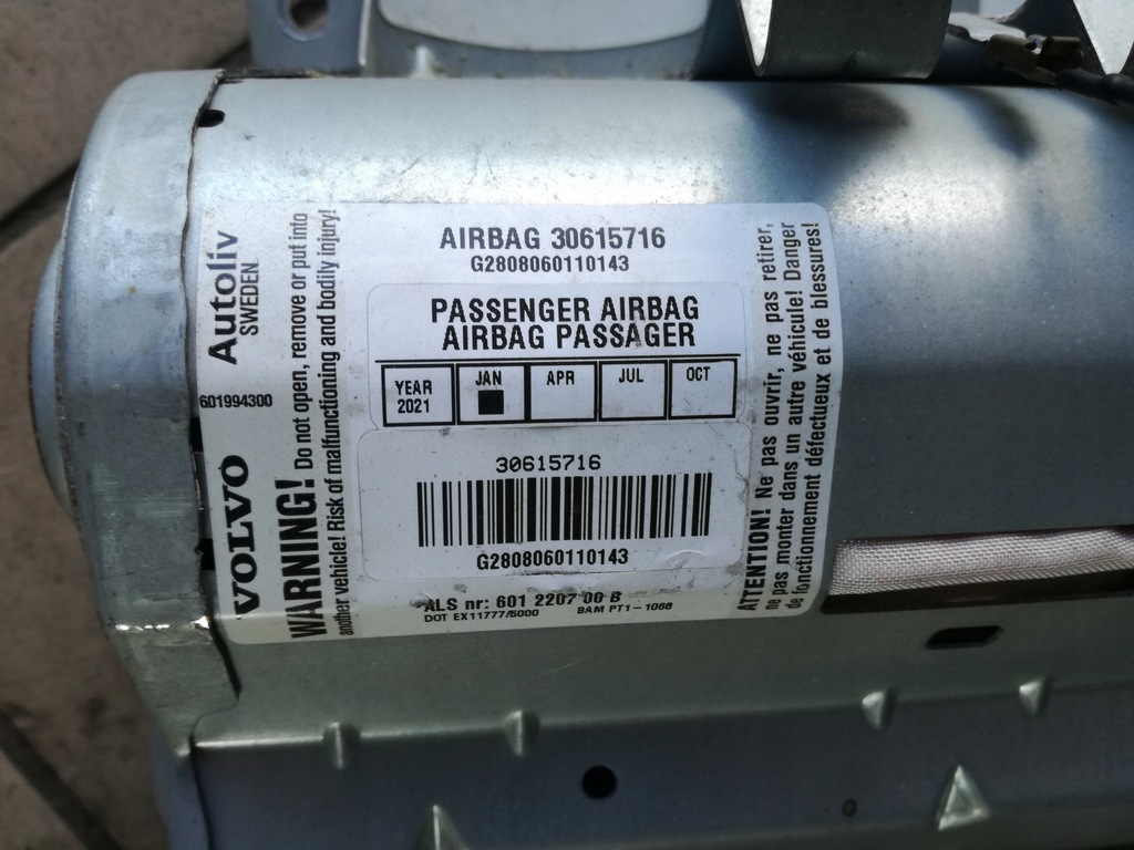 фото №10, Volvo v50 s40 ii подушка подушка безопасности пассажира 30615716