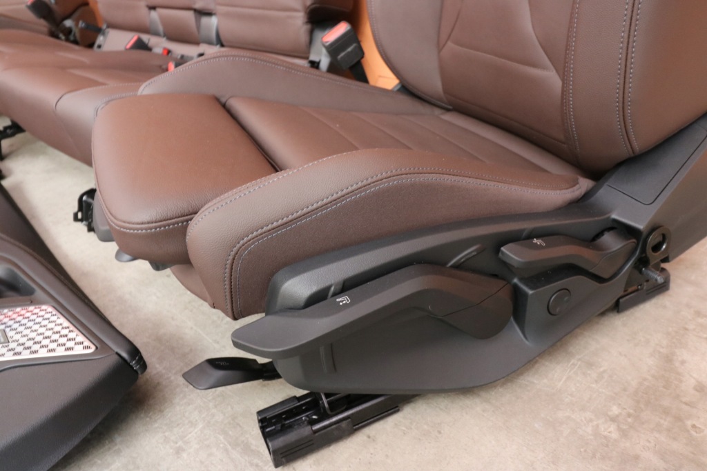 фото №10, Bmw x1 u11 салон сидіння заднє сидіння обшивки тунель шкіра vernasca mokka anglik