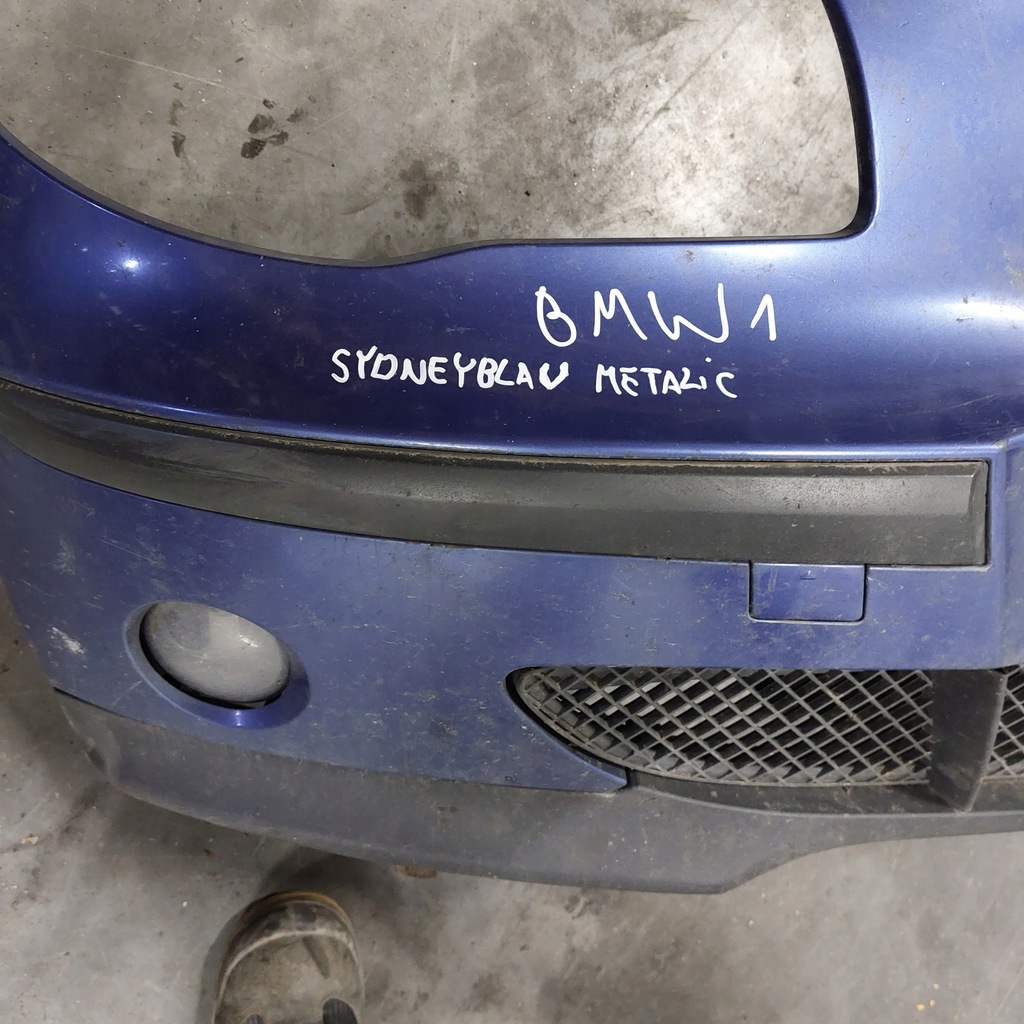 фото №14, Bmw 1 e87 e81 бампер передній sydneyblau металік