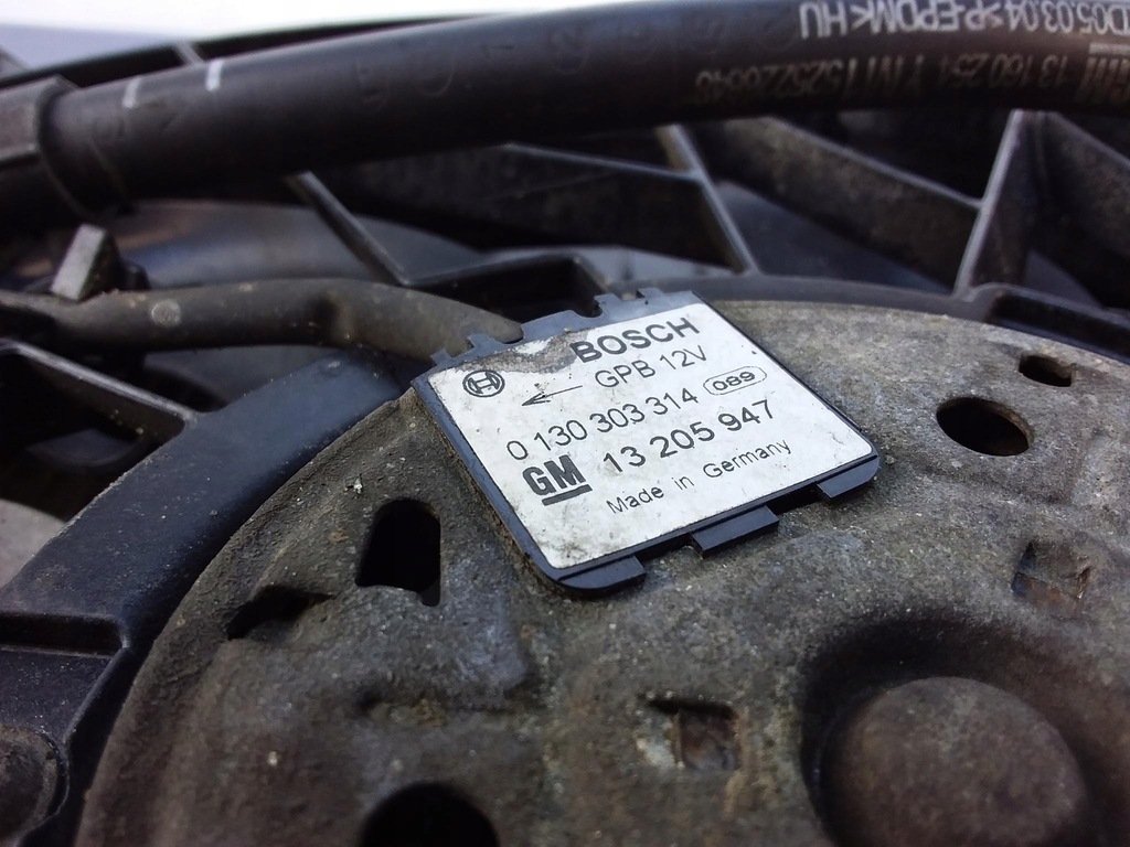 фото №5, Opel astra h 1.6 радіатор wody комплект вентилятор