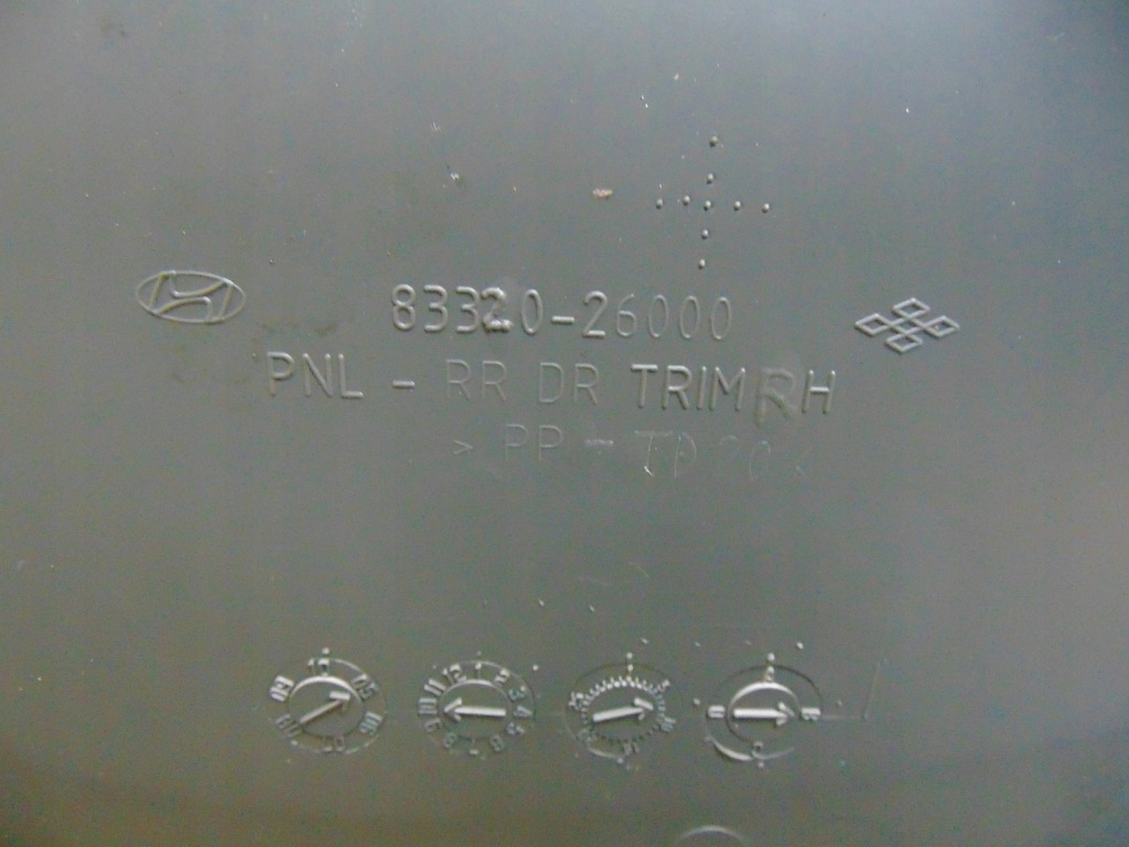 фото №16, Обивка обшивка дверь правый задняя santa fe 1 05r