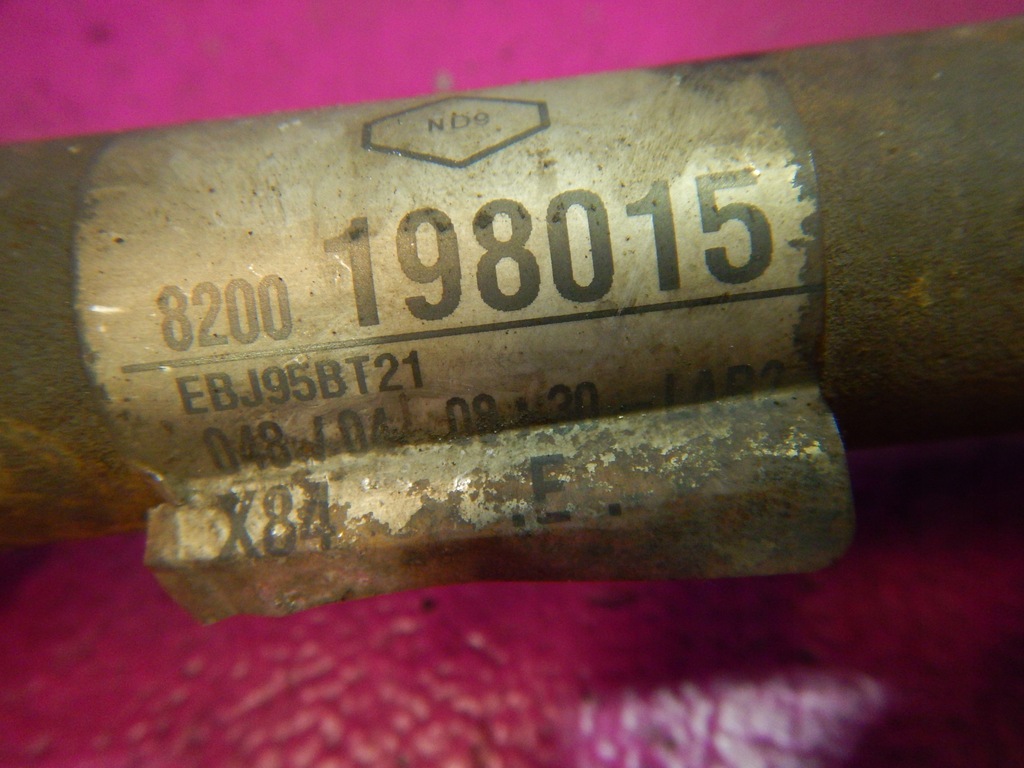 фото №5, Renault scenic ii 1.9 dci привідний вал права 8200198015