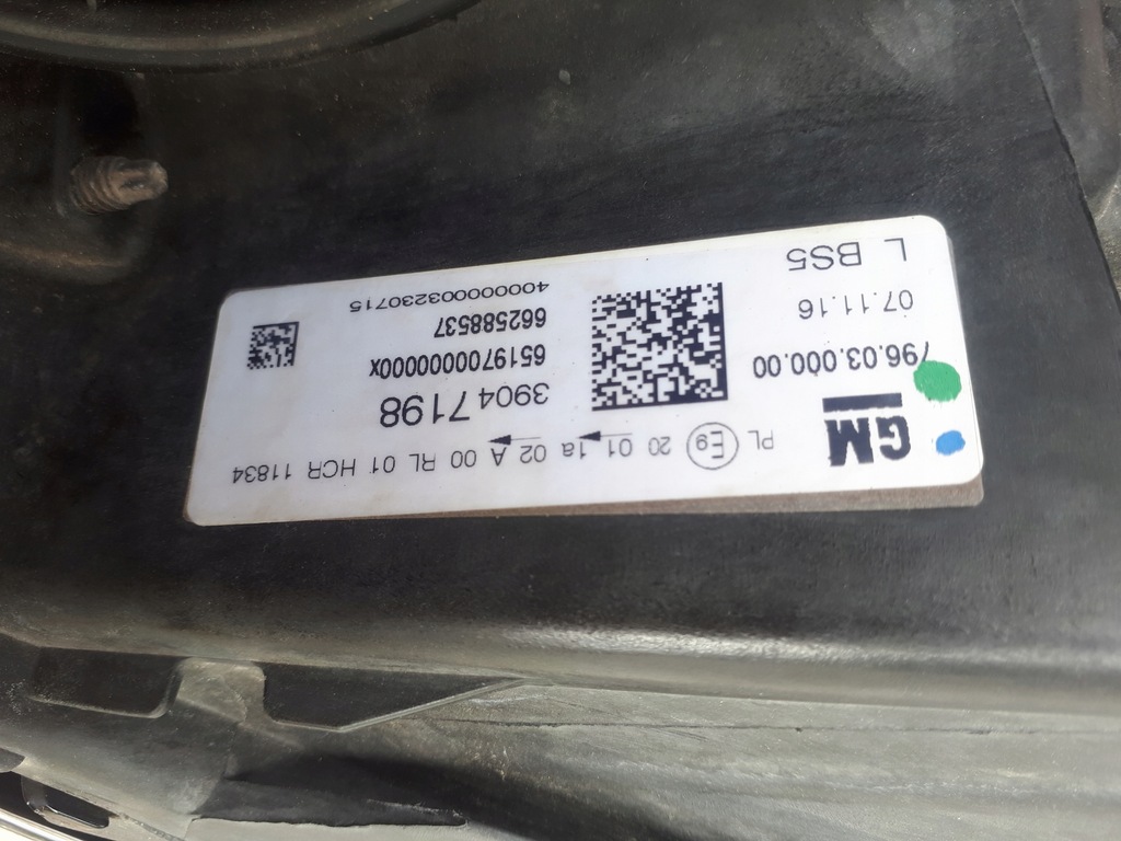 фото №13, Opel astra 5 v k 15- лампа передня ліва 39047198 europa