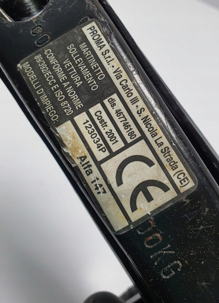 фото №5, Домкрат подъемник alfa romeo 147 156 123034p 467746180