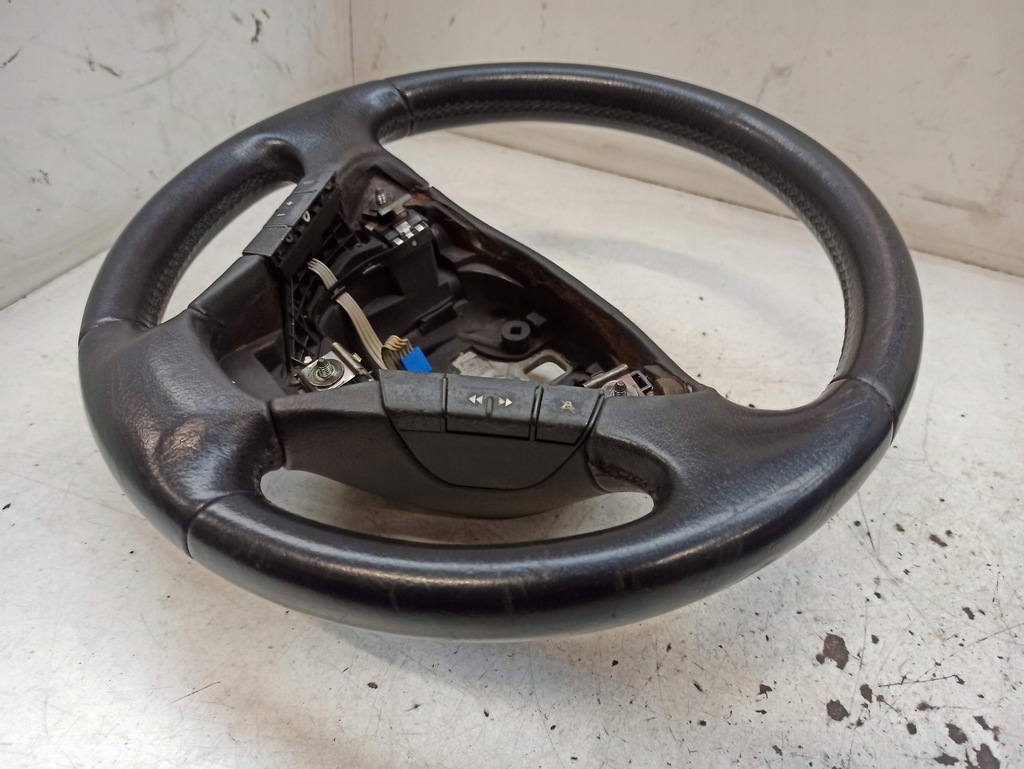 фото №6, Fiat stilo повітропровід багатофункціональний шкіра шкіряний 3-спицевий