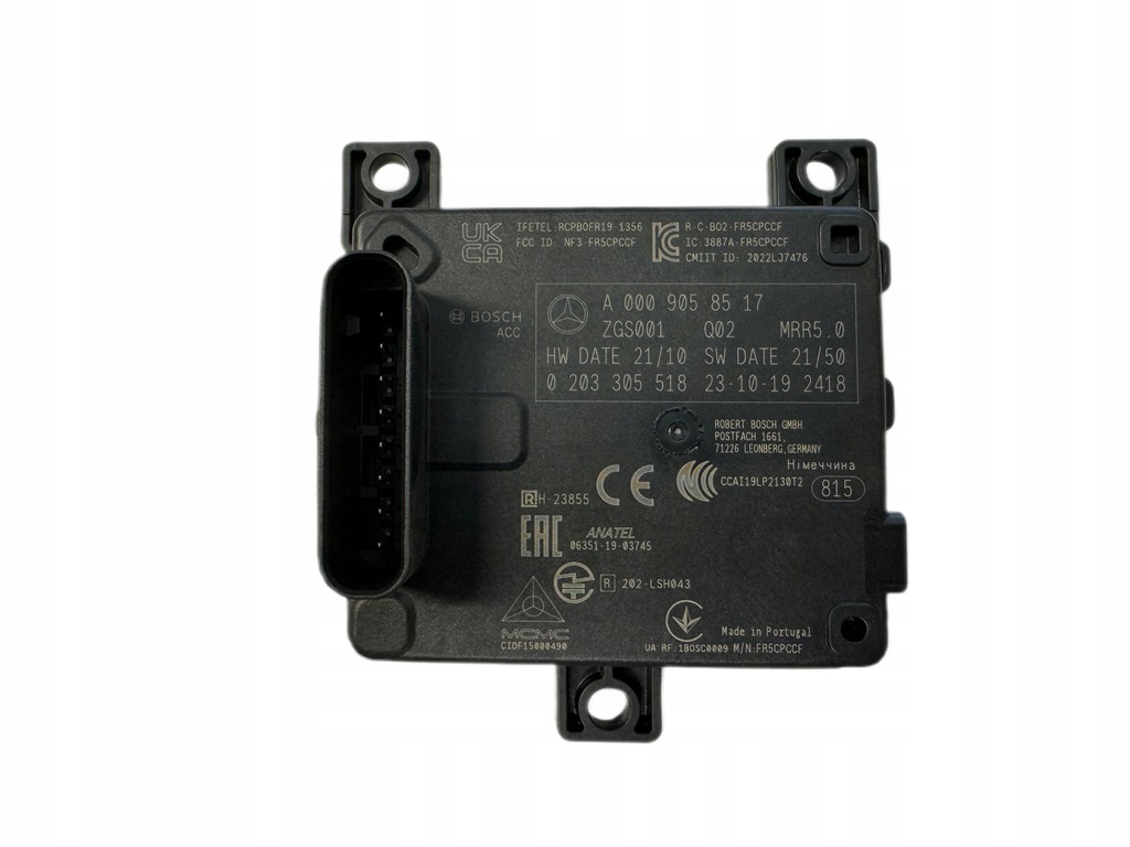 фото №1, Новый радар датчик acc distronic оригинальный номер mercedes benz a0009058517 bosch