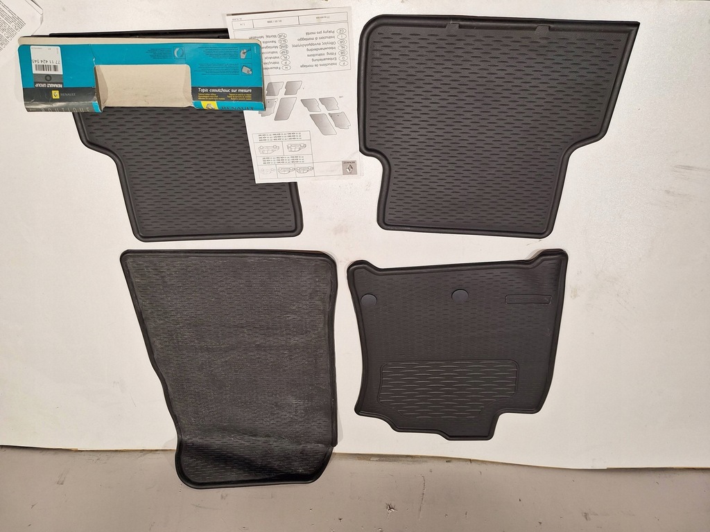 фото №1, Килимки гумові nowe 7711424545 renault modus 04-