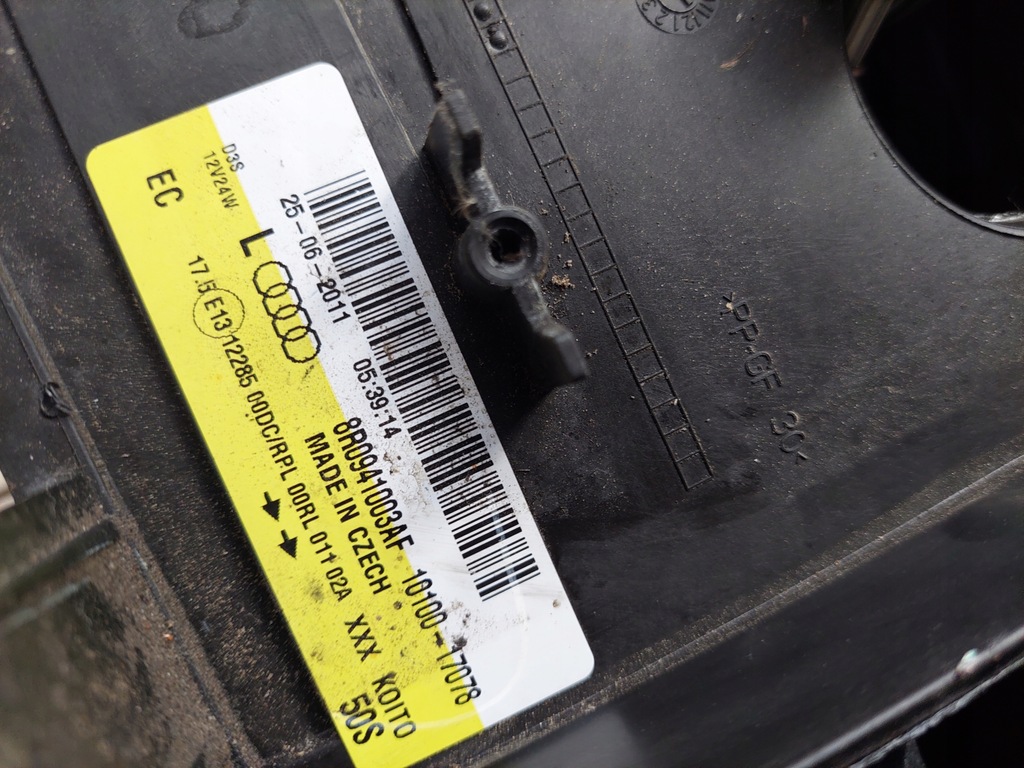 фото №8, Левая - bi-xenon - некорректируемый - led - audi q5 - 8r0