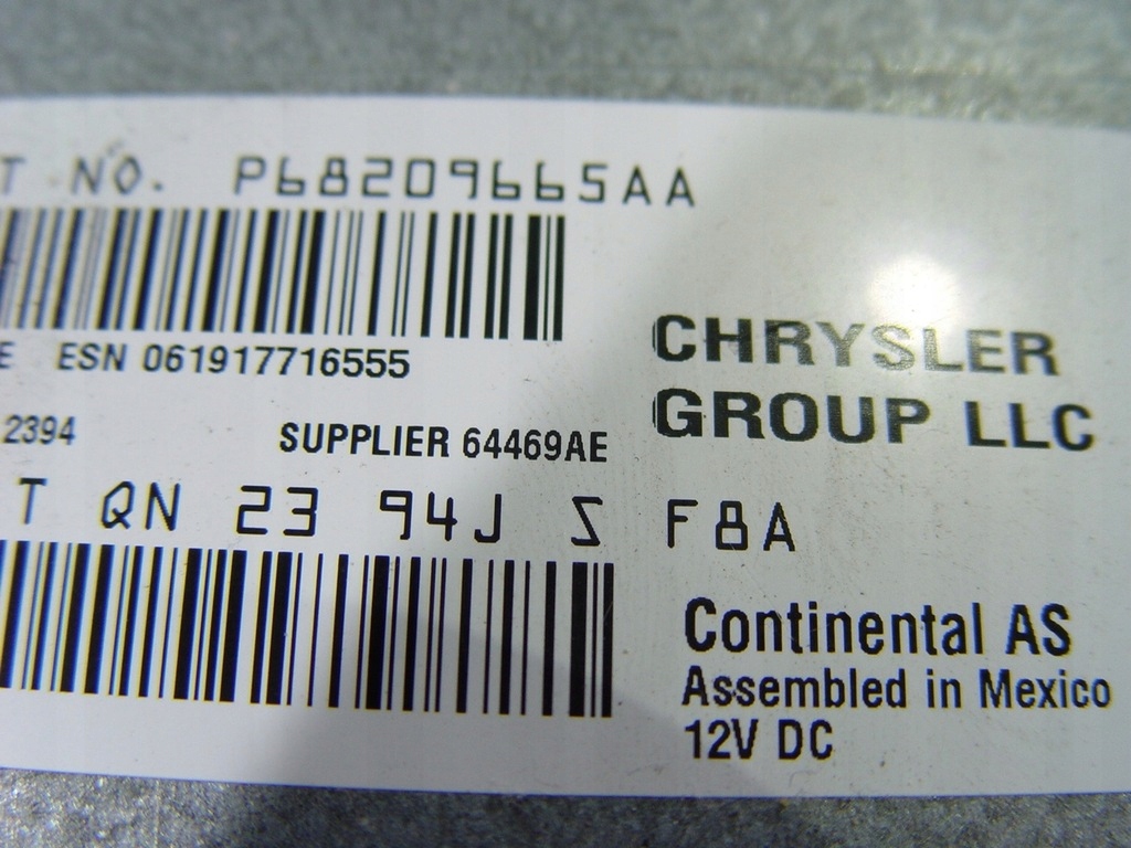 фото №13, Dodge journey fiat freemont 11- зчитувач радіо cd am fm