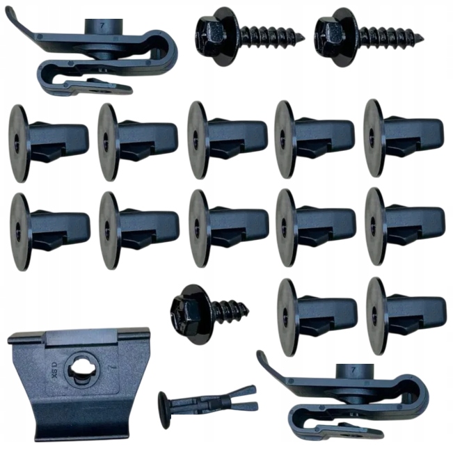 фото №1, Клипсы винты пластины подкрылок перед набор toyota land cruiser prado 120