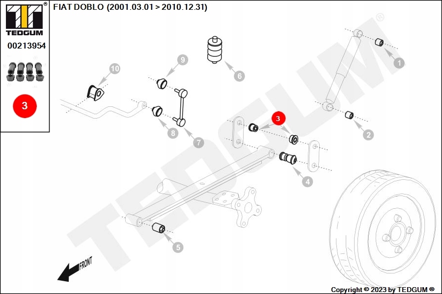 фото №14, Tedgum 00213954 подшипниковый узел, рессора рессорный